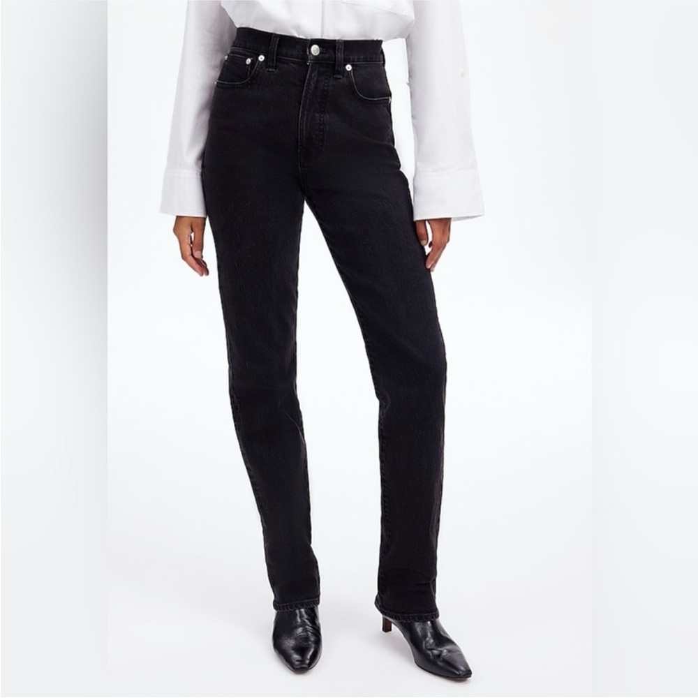Madewell 90s straight jeans, black